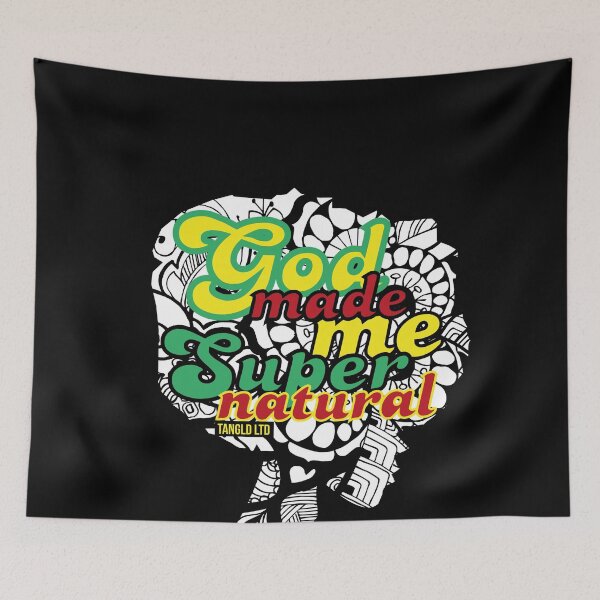 Item preview, God Made Me Super Natural designed and sold by Alethea Avan-Nomayo.