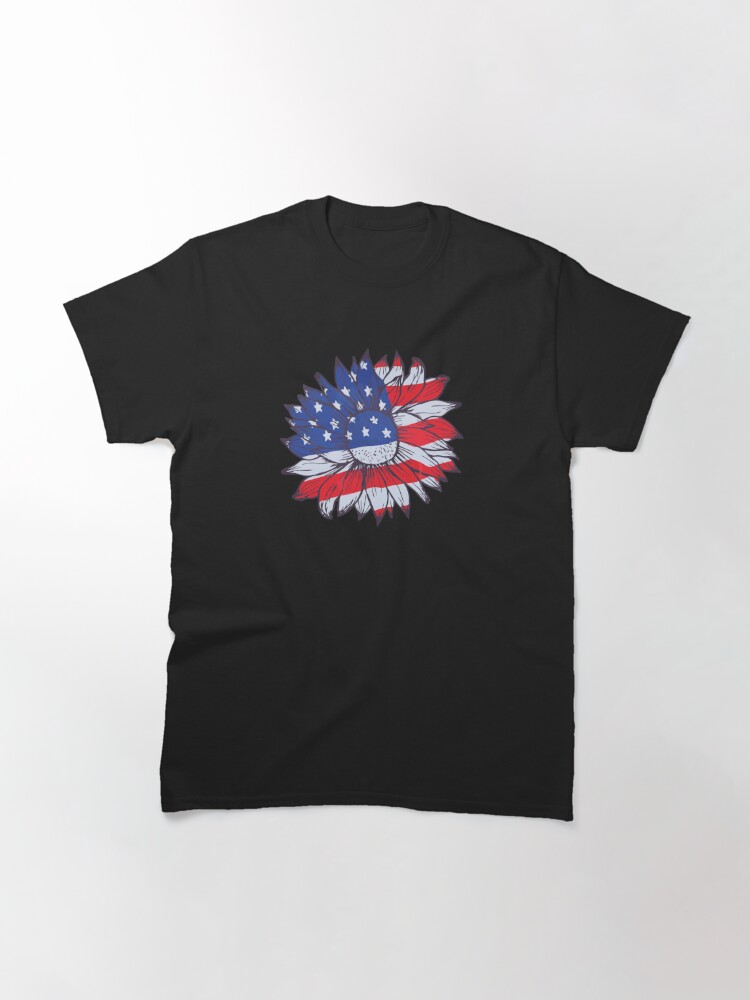 Disover American Sunflower Classic T-Shirt