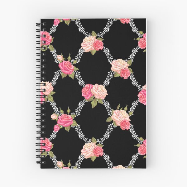 Item preview, Elegant Vintage Abstract Pink Roses and Leaves Pattern designed and sold by silviaol.