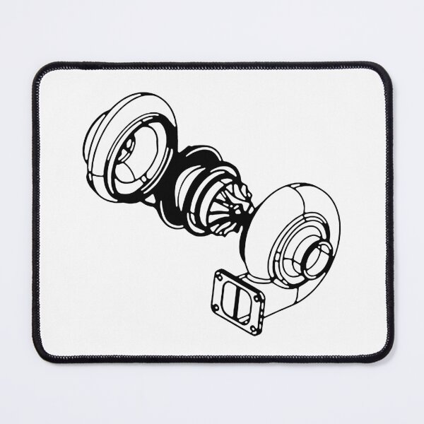 Item preview, Turbo Car Engine Booster Exploded Turbo Car Art Design Happy Apparel Essential Inspiration Joy Mood Funny designed and sold by DesignByHeartUK.