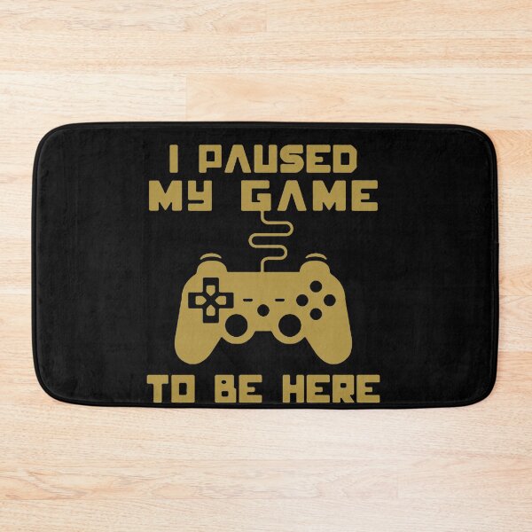 Item preview, Gaming I pause my game to be here Art Design Happy Apparel Essential Inspiration Joy Mood Funny designed and sold by DesignByHeartUK.