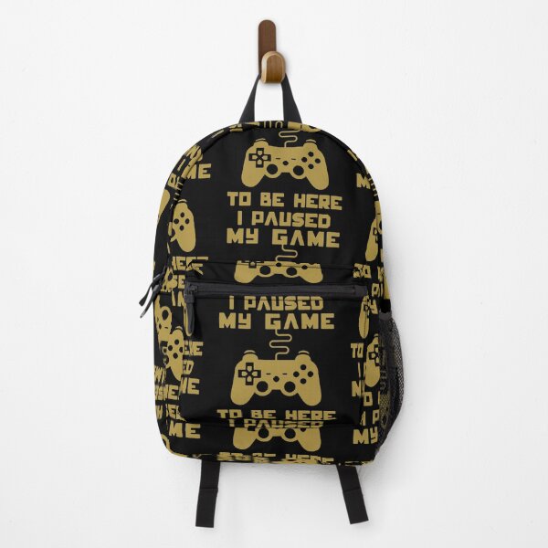 Item preview, Gaming I pause my game to be here Art Design Happy Apparel Essential Inspiration Joy Mood Funny designed and sold by DesignByHeartUK.