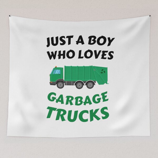 Item preview, Just a Boy Who Loves Garbage Trucks designed and sold by Anton Ashraf.