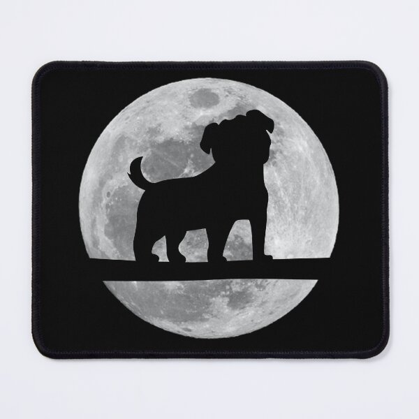 Item preview, Pug Dog Night Moon pug Lover designed and sold by alaechamlal.