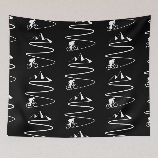 Item preview, Mountain Bike Heartbeat Funny Biker Bicycle Cycling Art Design Happy Apparel Essential Inspiration Joy Mood Funny designed and sold by DesignByHeartUK.