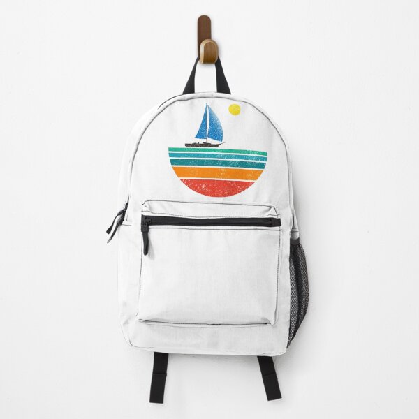 Item preview, sailing ship with colorful lines designed and sold by crevettedesign.
