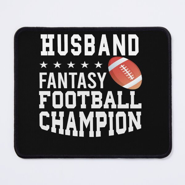 Item preview, Husband Fantasy Football Champion Fun Football Design designed and sold by Craftynistia.