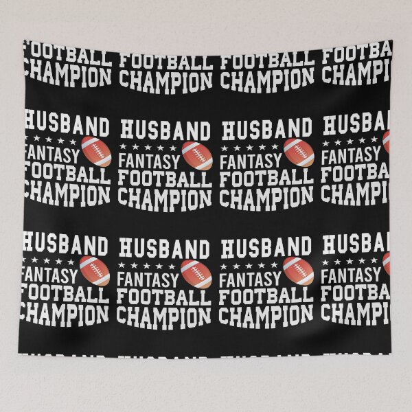 Item preview,  Husband Fantasy Football Champion Fun Football Design  designed and sold by Craftynistia.