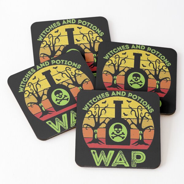 Item preview, Witches And Potions | Retro Sunset Halloween designed and sold by GravitiTees.