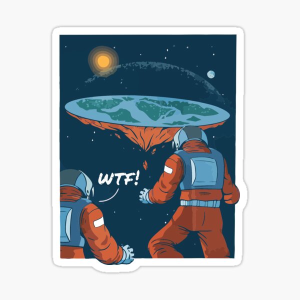 Item preview, flat earth designed and sold by zaher97.
