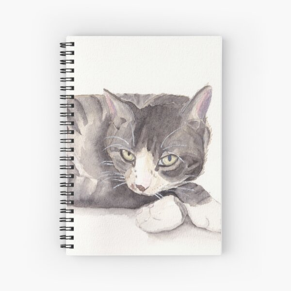 Luna Cat Spiral Notebook