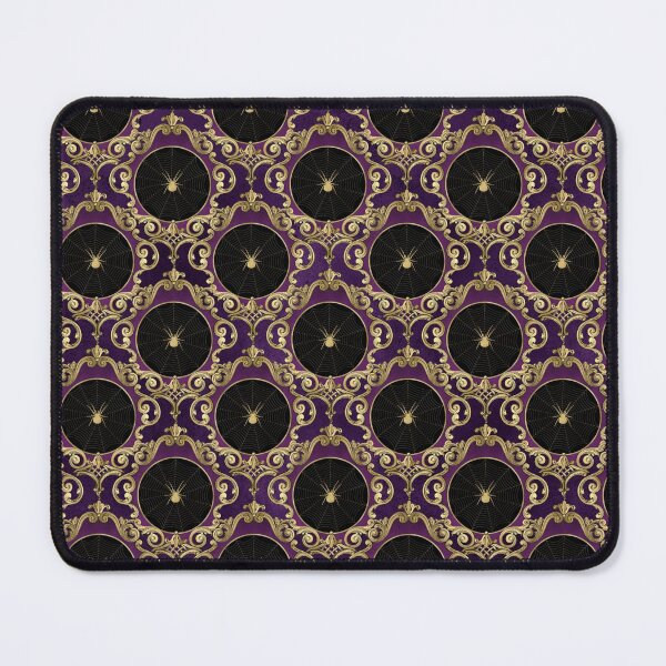 Item preview, Beautiful Ornate Purple Halloween Gold Print Pattern Design designed and sold by boopsblunt.