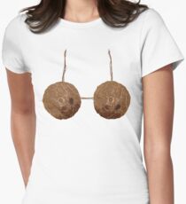 Coconut Bra Women's Fitted T-Shirt