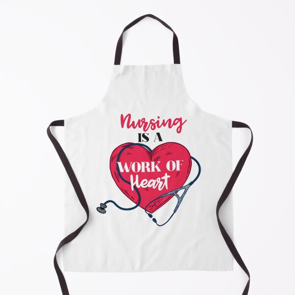 Item preview, " Nursing is a Work of Heart " Gift For Nursing Lover And Nurse Students designed and sold by Vibe by Flow.
