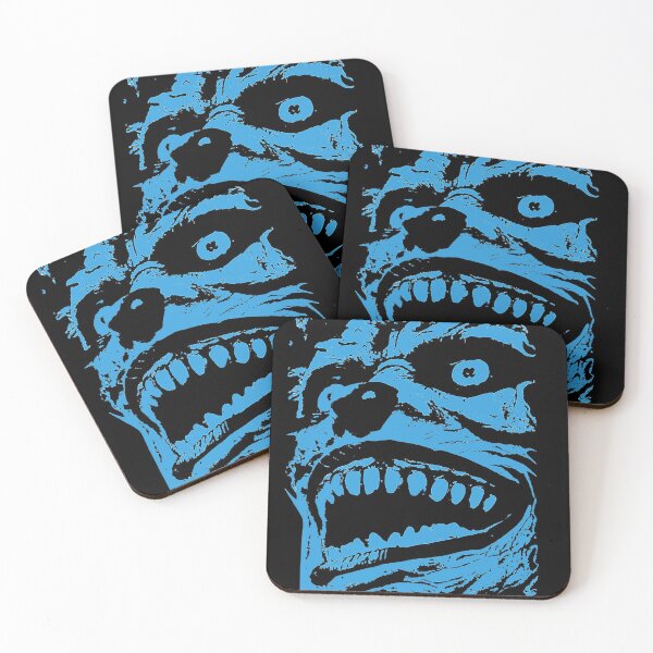 Item preview, blue skull, scary skull, horror, halloween, zombie, ghoul, crazy joker designed and sold by Nostrathomas66.