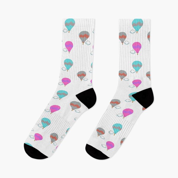 Item preview, hot air balloons in the clouds - sky balloons designed and sold by Jessi-Sketches.
