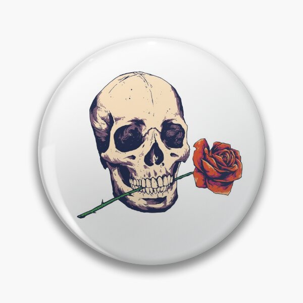 Item preview, Skull And Rose designed and sold by Vector Scout Lab.