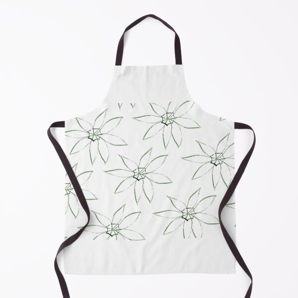 Item preview, green big flowers design, floral pattern, print designed and sold by lafataviola.