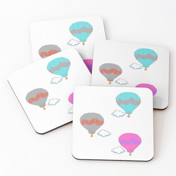 Item preview, hot air balloons in the clouds - sky balloons designed and sold by Jessi-Sketches.