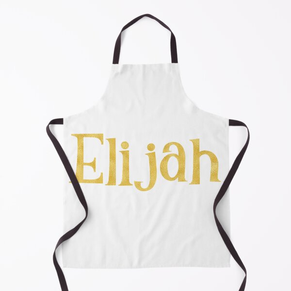 Aperçu de l'œuvre Elijah Nom Métallique Or créée et vendue par Amy Olsen.