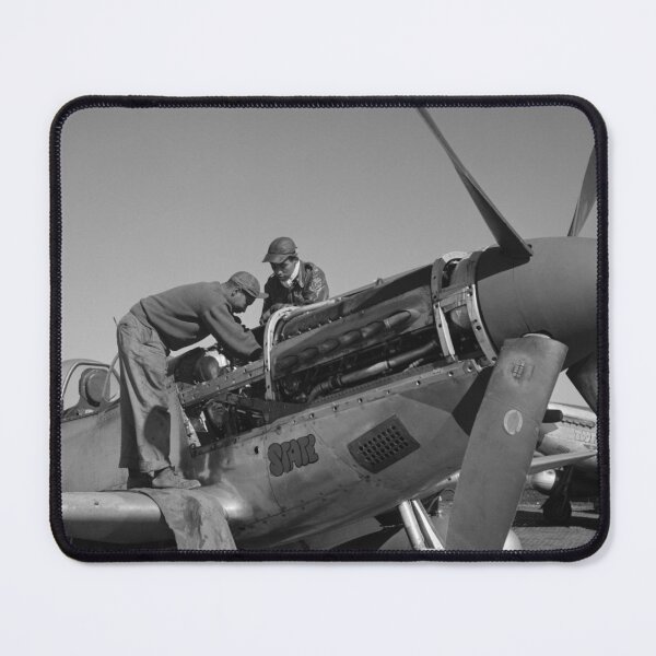 Item preview, Tuskegee Airmen Performing Aircraft Maintenance - WW2 Italy - 1945 designed and sold by warishellstore.