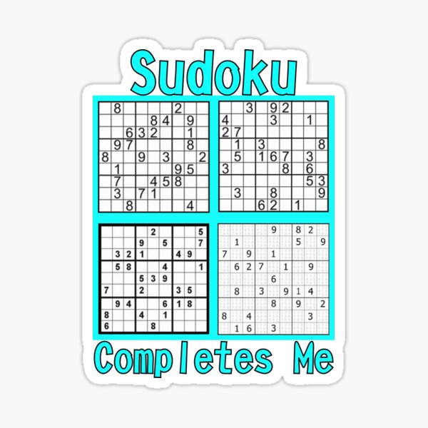 Item preview, Sudoku Completes Me Design - For all you puzzle lovers. designed and sold by ThisNThatImages.