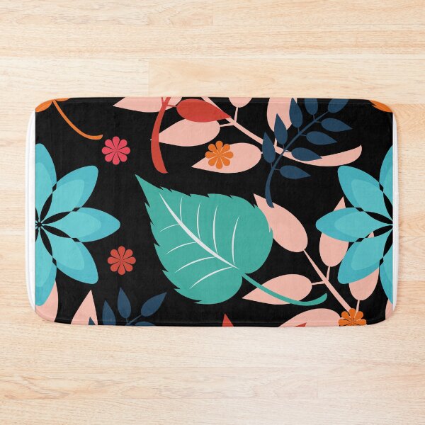 Item preview, Abstract Fall Autumn Pattern.  Leaves and Small Flowers Print designed and sold by silviaol.