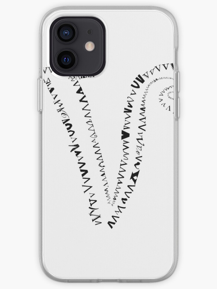 V Letter Iphone Case Cover By Adiosmillet Redbubble