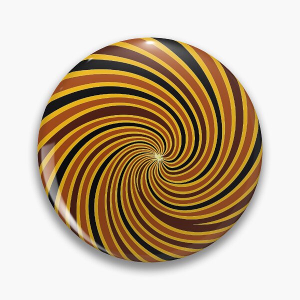 Item preview, Caramel Yellow maroon Black Swirl pattern, psychedelic, haze, time tunnel designed and sold by Nostrathomas66.