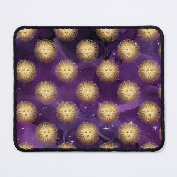 Item preview, Bewitched Purple Halloween Golden Sun Print Pattern Design designed and sold by boopsblunt.