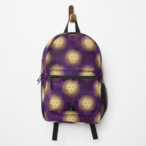 Item preview, Bewitched Purple Halloween Golden Sun Print Pattern Design designed and sold by boopsblunt.