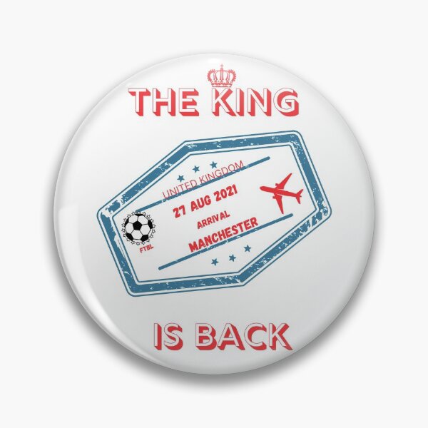 Item preview, The king is back to Manchester, airport stamp design  designed and sold by Tshepomuza.