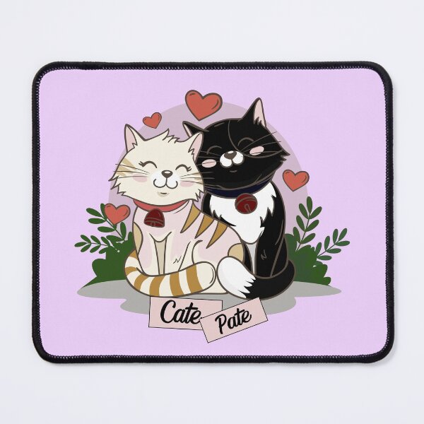 Item preview, cute Cate Pate Meow Valenttine-s-day designed and sold by Hero Prod.