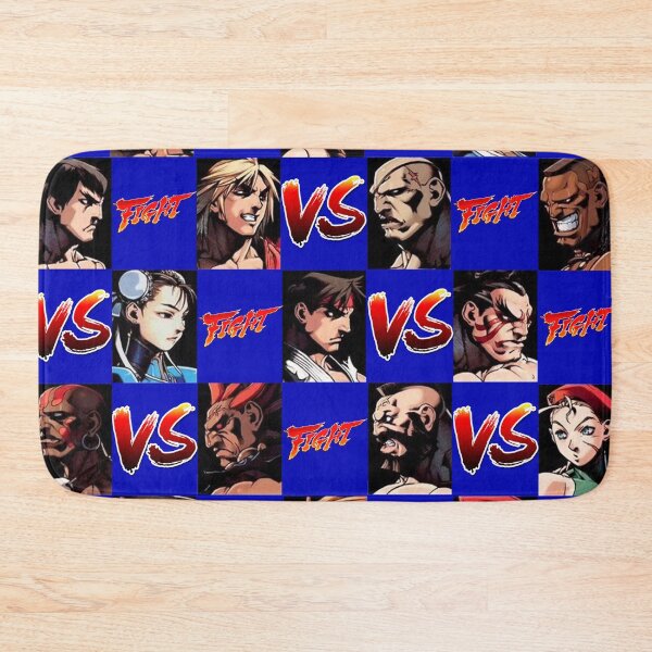 Item preview, Checkerboard Arcade Fighters Player Two Blue designed and sold by Movie-Takedown.