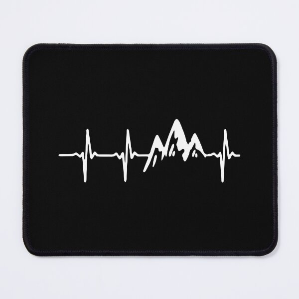 Item preview, Mountain Heartbeat Mountain Bike Heartbeat Funny MTB Dirt Bike Art Design Happy Apparel Essential Inspiration Joy Mood Funny designed and sold by DesignByHeartUK.