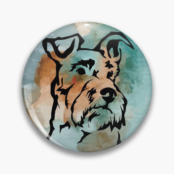 Item preview, Schnauzer Dog Lover Moon designed and sold by VintagePathway.