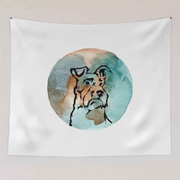 Item preview, Schnauzer Dog Lover Moon designed and sold by VintagePathway.