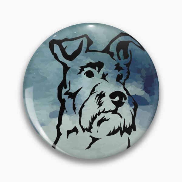 Item preview, Schnauzer Dog Lover Moon designed and sold by VintagePathway.