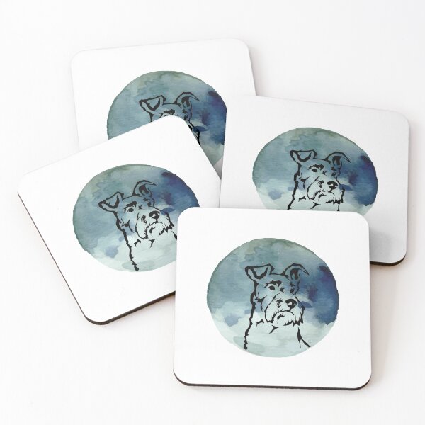 Item preview, Schnauzer Dog Lover Moon designed and sold by VintagePathway.