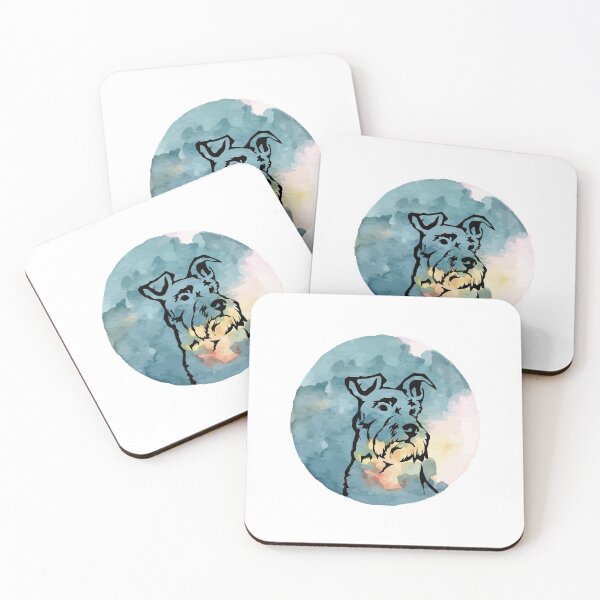 Item preview, Schnauzer Dog Lover Moon designed and sold by VintagePathway.