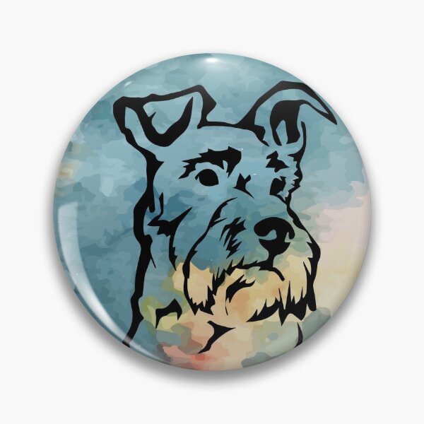 Item preview, Schnauzer Dog Lover Moon designed and sold by VintagePathway.