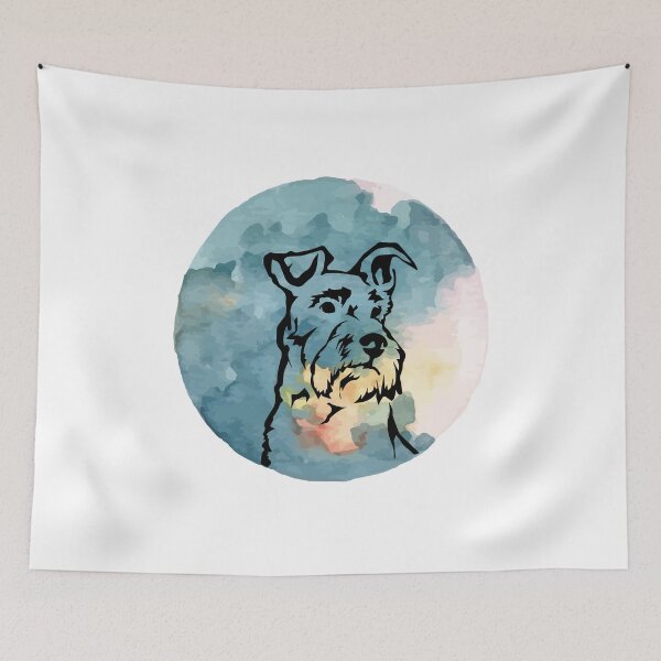 Item preview, Schnauzer Dog Lover Moon designed and sold by VintagePathway.