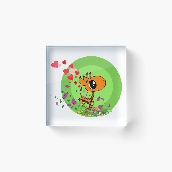 Artikelvorschau, Giraffe in der Liebesrunde entworfen und verkauft von InkerInks.