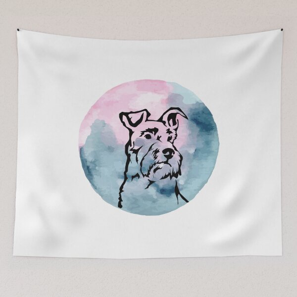 Item preview, Schnauzer Dog Lover Moon designed and sold by VintagePathway.