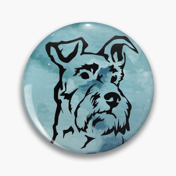 Item preview, Schnauzer Dog Lover Moon designed and sold by VintagePathway.