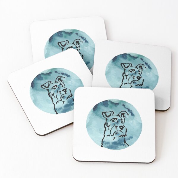 Item preview, Schnauzer Dog Lover Moon designed and sold by VintagePathway.
