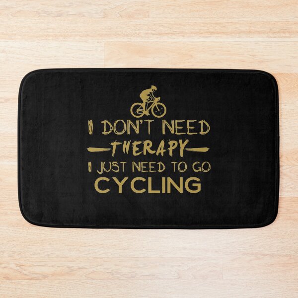 Item preview, Love Cycling Therapy bicycle Tent Caravan I dont need therapy i just need to go Cycling Apparel Essential Motivation Inspiration Joy Mood  designed and sold by DesignByHeartUK.