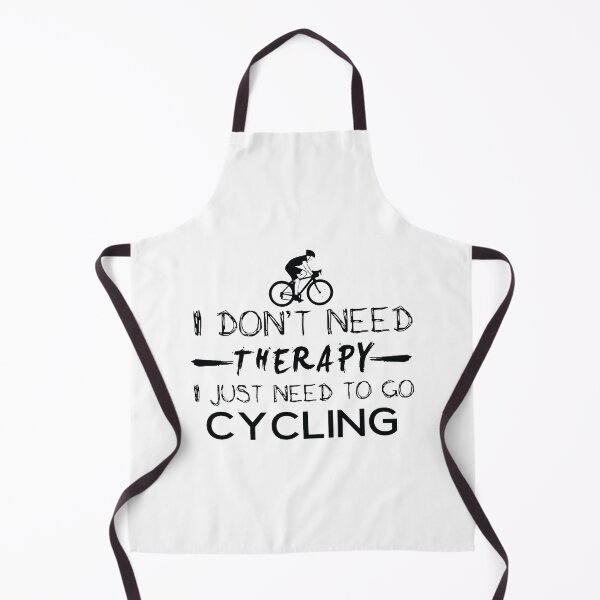 Item preview, Love Cycling Therapy bicycle Tent Caravan I dont need therapy i just need to go Cycling Apparel Essential Motivation Inspiration Joy Mood designed and sold by DesignByHeartUK.