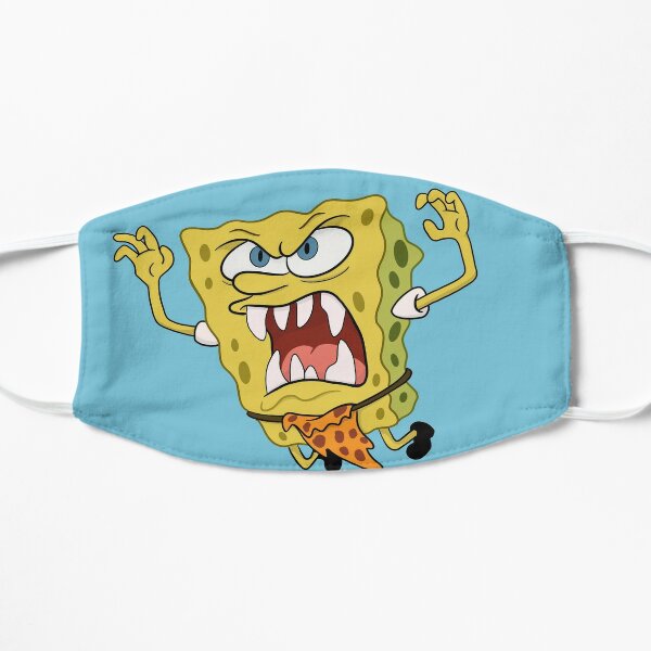 Caveman Spongebob Meme Face Mask by RyanJy Hibba - Pixels