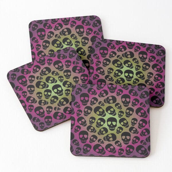 Item preview, Velvety Skulls Pattern designed and sold by OddPop.